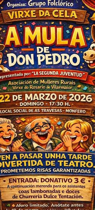 Fechas, información, programa, cartel, imágenes, mapa y ubicación de A Mula de Don Pedro (2026)  en  Vilarmaior