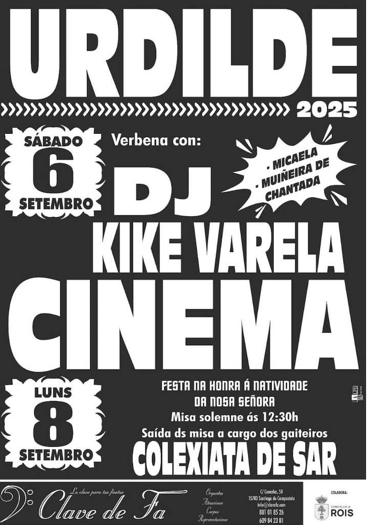 A Natividade de Urdilde (2026) en Rois