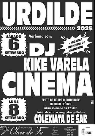 Fechas, información, programa, cartel, imágenes, mapa y ubicación de A Natividade de Urdilde (2026)  en  Rois