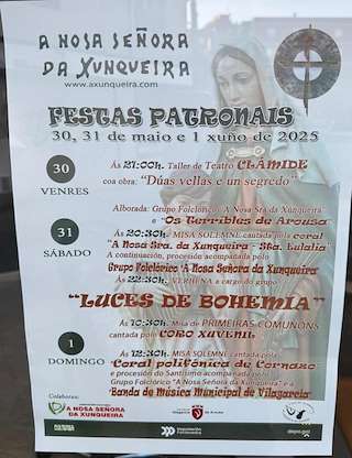 Fechas, información, programa, cartel, imágenes, mapa y ubicación de A Nosa Señora da Xunqueira  en  Vilagarcía de Arousa