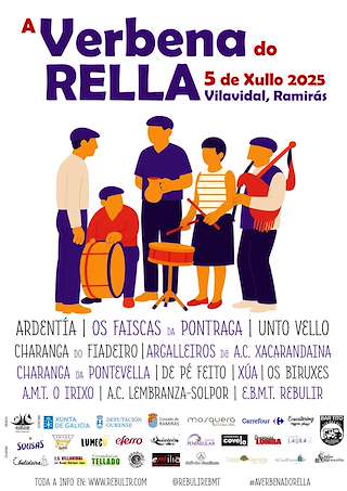 Fechas, información, programa, cartel, imágenes, mapa y ubicación de A Verbena do Rella  en  Ramirás