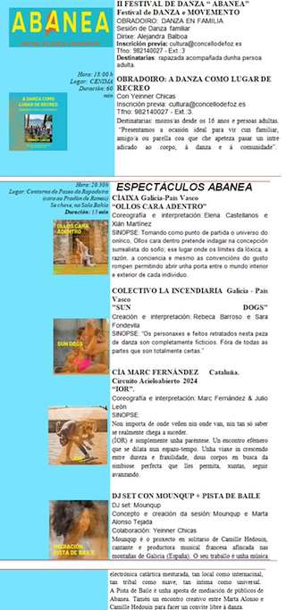 Abanea (2026) en Foz