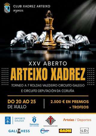 Fechas, información, programa, cartel, imágenes, mapa y ubicación de XXV Aberto de Arteixo Xadrez  (2026)