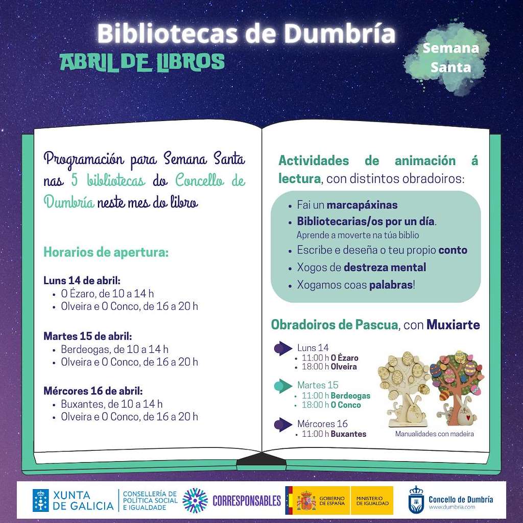 Abril de Libros (2025) en Dumbría