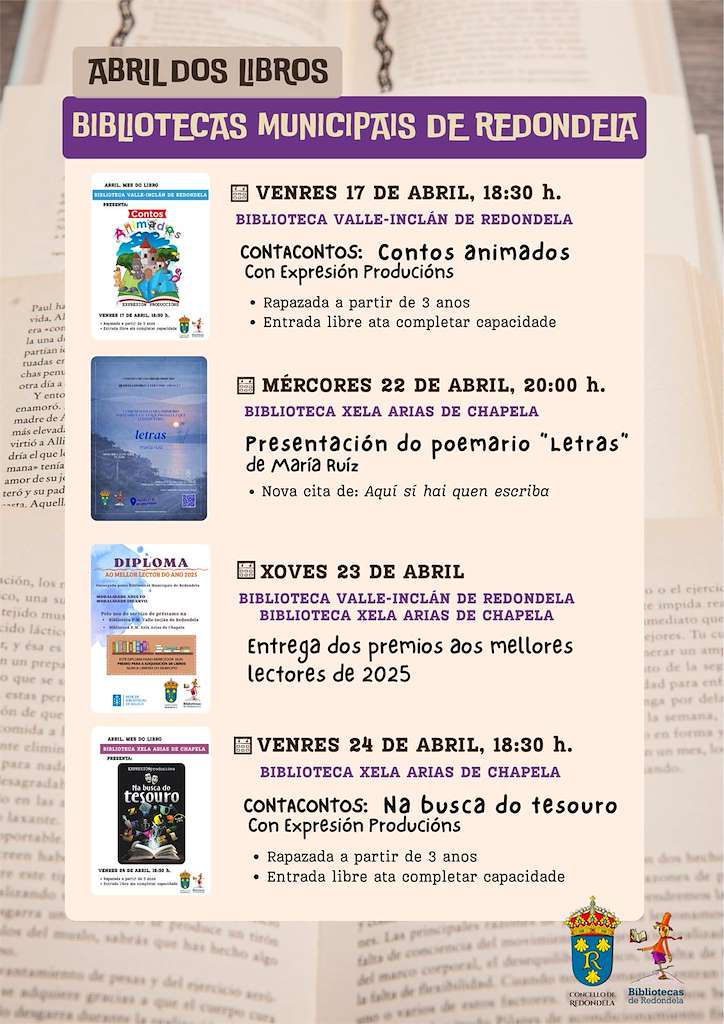 Abril de Libros (2026) en Redondela