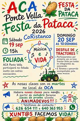 Fechas, información, programa, cartel, imágenes, mapa y ubicación de Aca Ponte Vella  (2026) en Coristanco