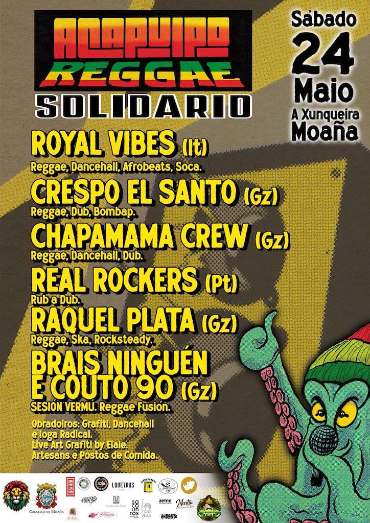 Acapulpo Reggae Solidario (2025) en Moaña
