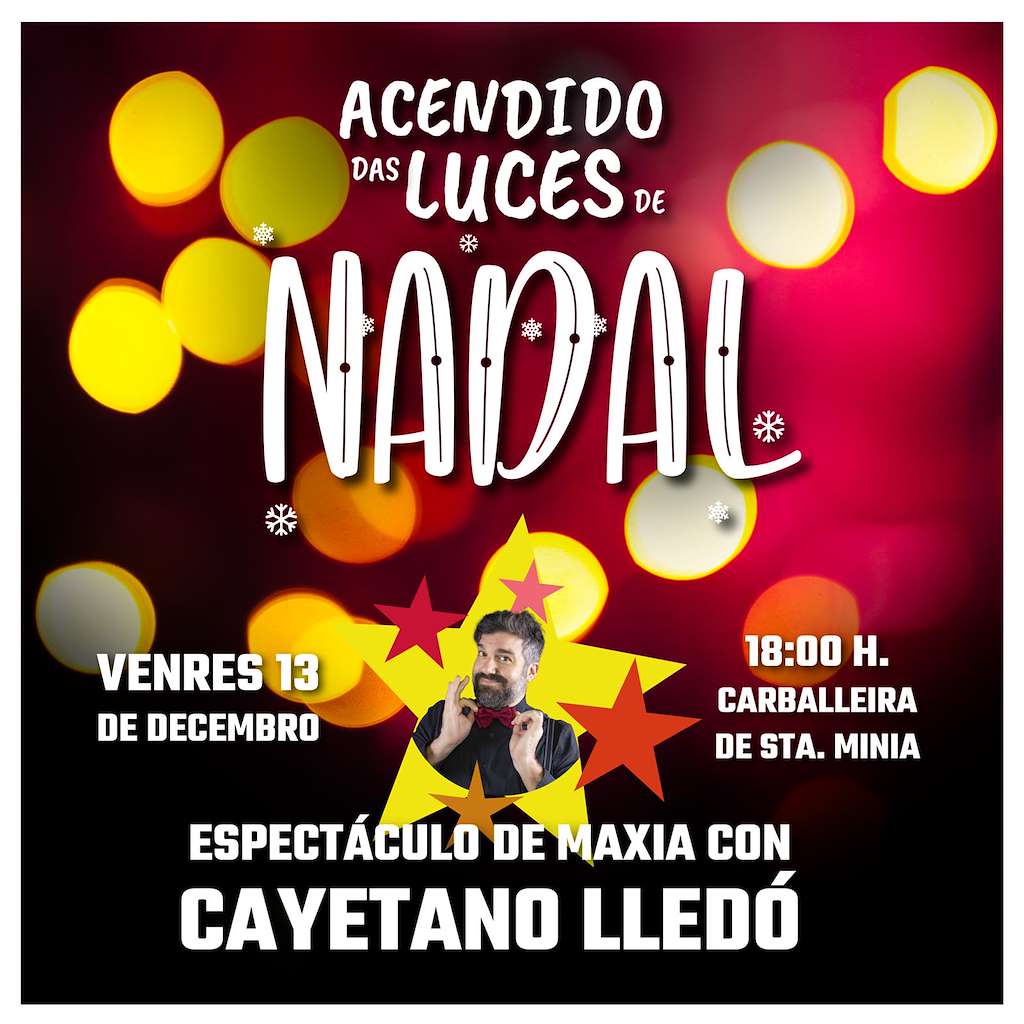 Acendido das Luces de Nadal en Brión