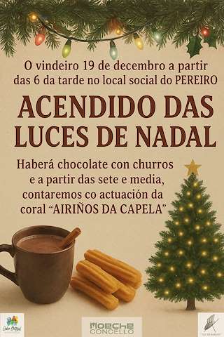 Fechas, información, programa, cartel, imágenes, mapa y ubicación de Encendido de las Luces de Navidad  en  Moeche