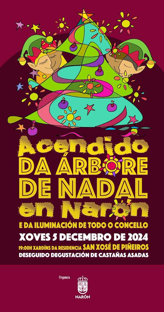 Acendido das Luces de Nadal en Narón