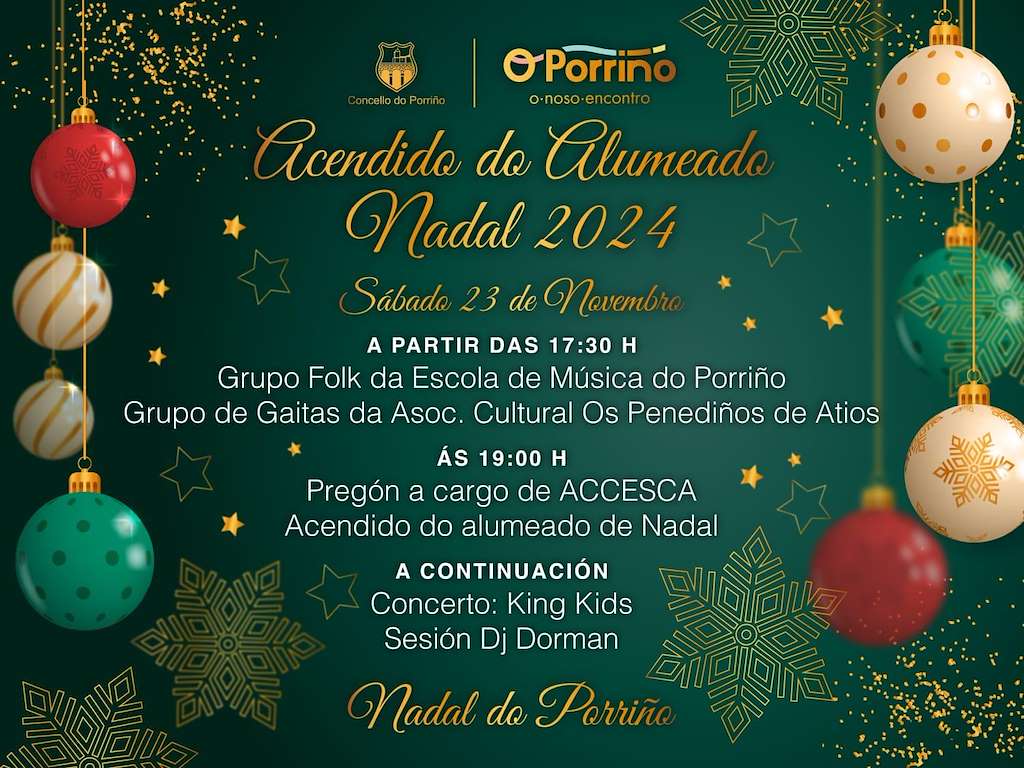 Acendido das Luces de Nadal en O Porriño