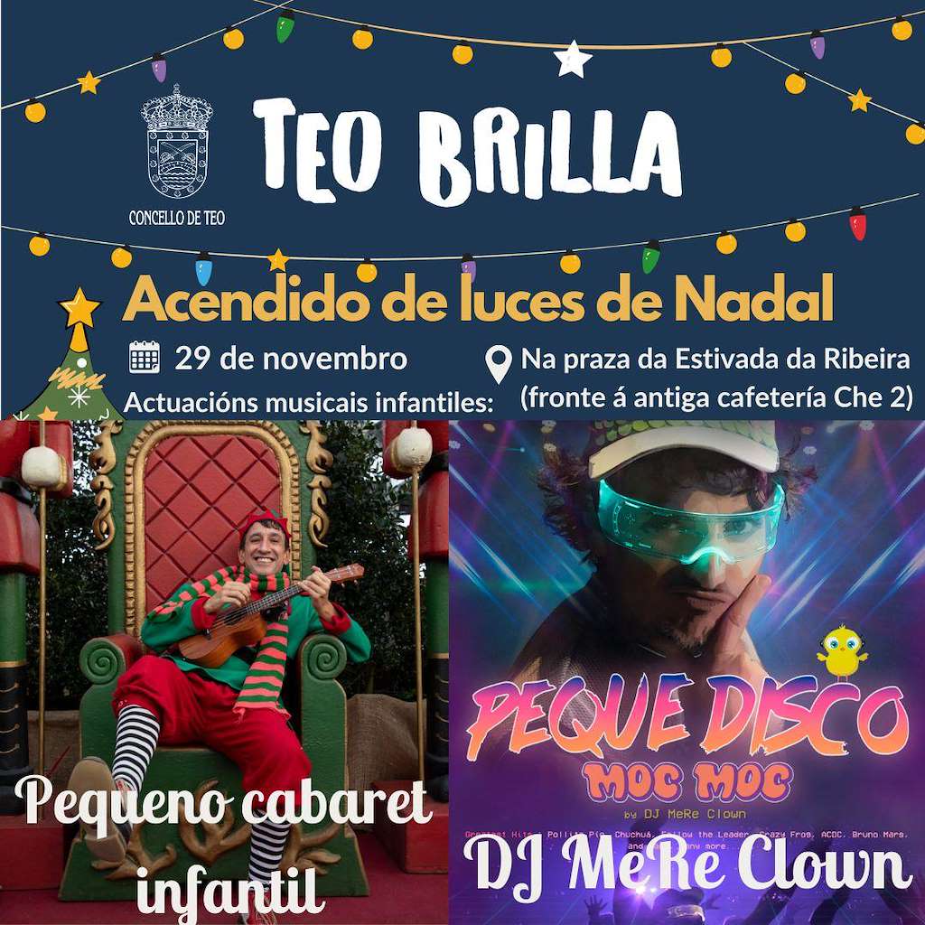 Encendido de las Luces de Navidad en Teo
