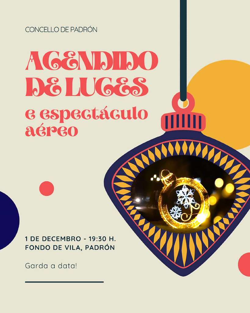 Acendido de Luces en Padrón