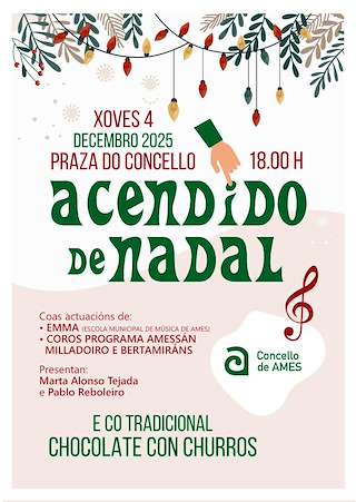 Fechas, información, programa, cartel, imágenes, mapa y ubicación de Acendido de Nadal (2025)  en  Ames