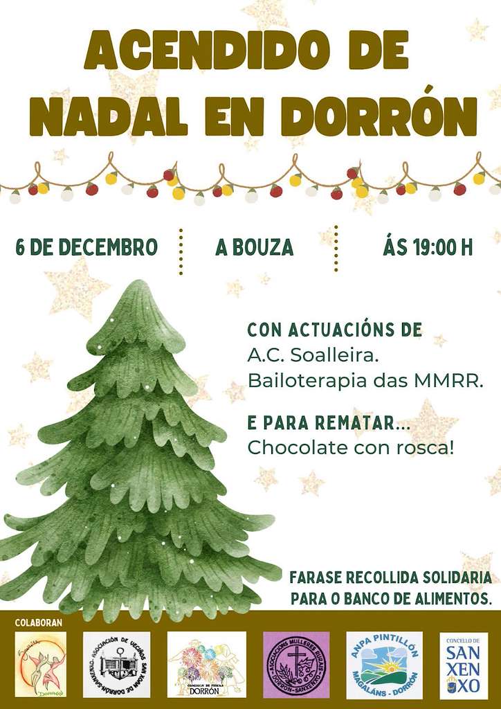 Acendido de Nadal de Dorrón  (2025) en Sanxenxo