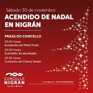 Fechas, información, programa, cartel, imágenes, mapa y ubicación de Acendido de Nadal  en  Nigrán