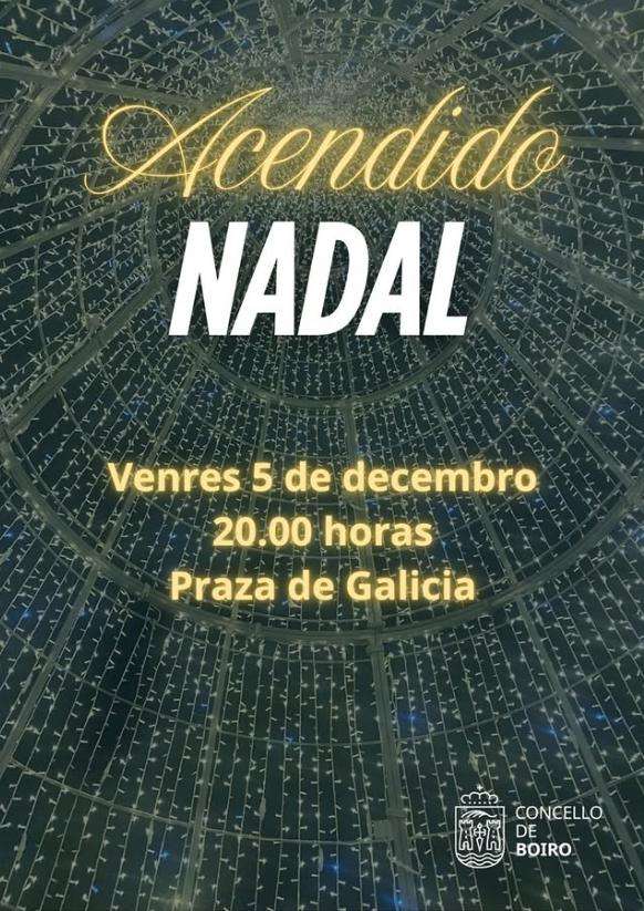 Encendido de las Luces de Navidad en Boiro