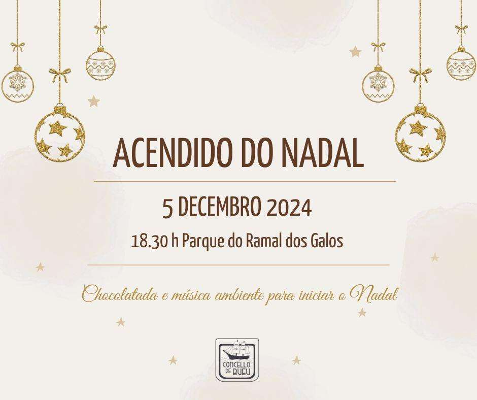 Acendido do Alumeado de Nadal en Bueu