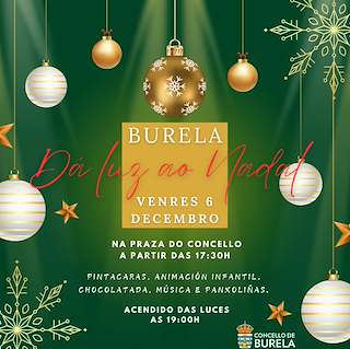 Fechas, información, programa, cartel, imágenes, mapa y ubicación de Acendido do Alumeado de Nadal  en  Burela