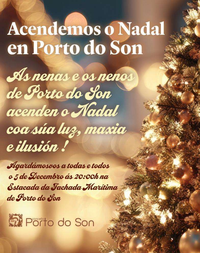 Encendido de las Luces de Navidad en O Porto do Son