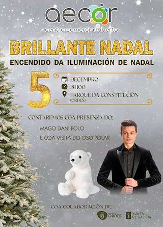 Fechas, información, programa, cartel, imágenes, mapa y ubicación de Acendido do Alumeado de Nadal  en  Ordes