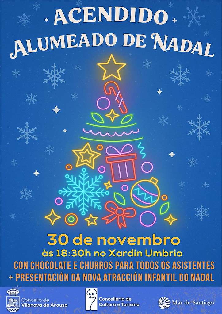 Encendido de las Luces de Navidad en Vilanova de Arousa