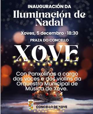 Fechas, información, programa, cartel, imágenes, mapa y ubicación de Acendido do Nadal  en  Xove