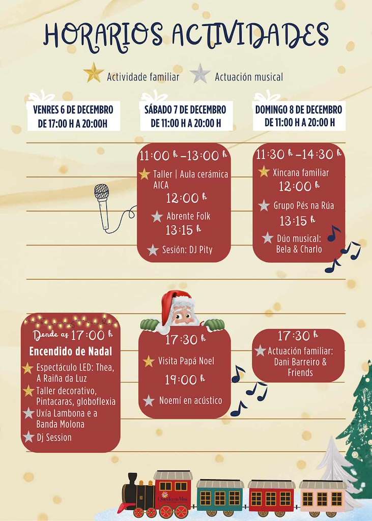 Acendido e Mercado Aberto do Pazo en Mos