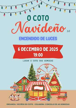 Fechas, información, programa, cartel, imágenes, mapa y ubicación de Encendido de las Luces de Navidad (2025)  en  As Somozas