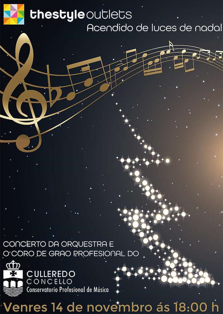 Encendido de las Luces de Navidad del The Style Outlets en Culleredo