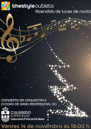 Fechas, información, programa, cartel, imágenes, mapa y ubicación de Acendido Luces de Nadal do The Style Outlets  (2025)  en  Culleredo