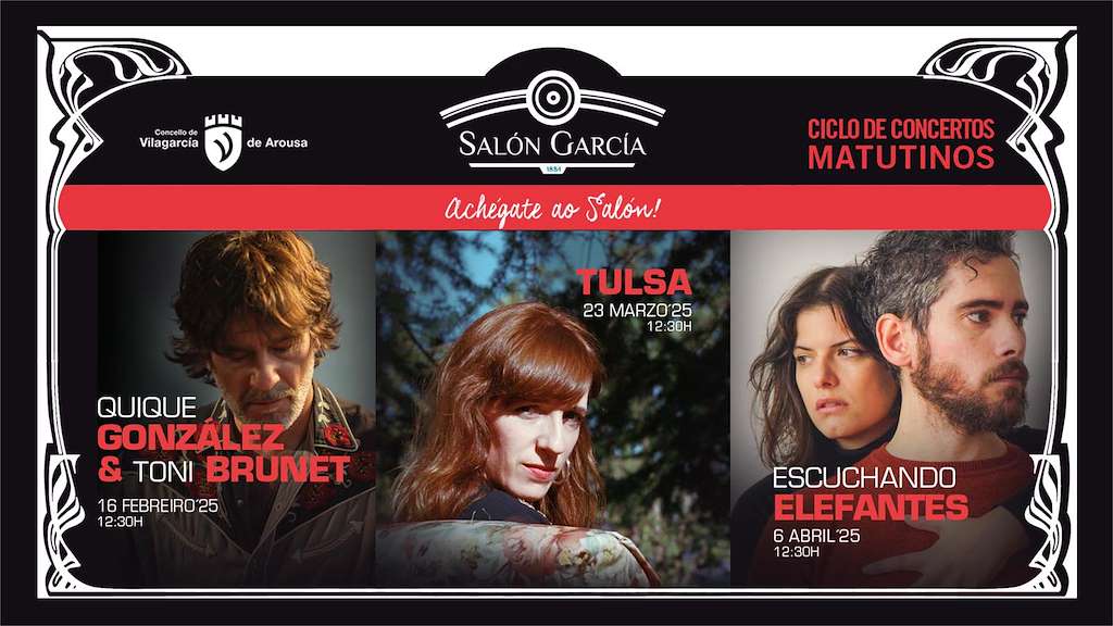 Achégate ao Salón: Quique González & Toni Brunet - Tulsa - Escuchando Elefantes en Vilagarcía de Arousa