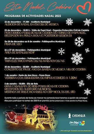 Programa de Navidad – Cabalgata de Reyes en Cedeira
