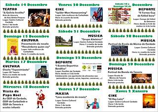 Programa de Navidad - Cabalgata de Reyes (2025-2026) en Cerdedo-Cotobade