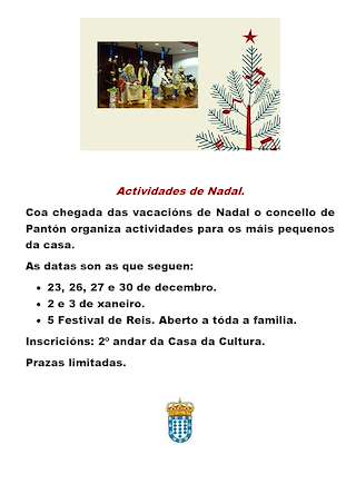 Programa de Navidad – Festival de Reyes en Pantón