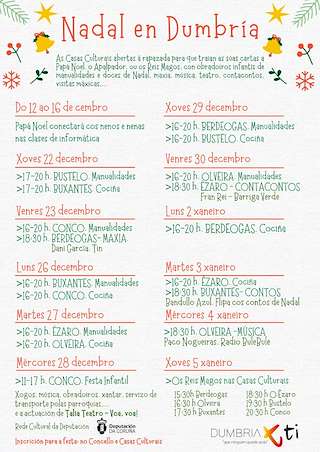 Programa de Nadal - Visita dos Reis (2025-2026) en Dumbría
