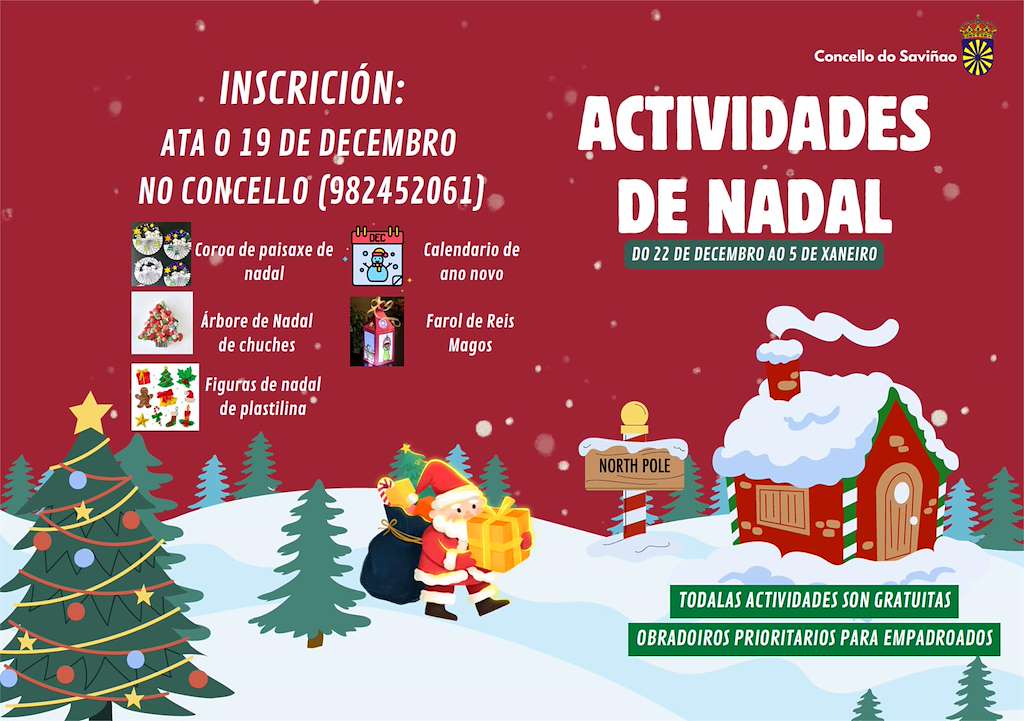 Actividades de Nadal - Cabalgata de Reis (2025-2026) en O Saviñao