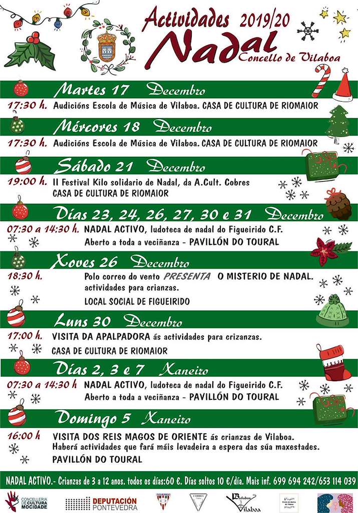Actividades de Nadal - Cabalgata de Reis (2022) en Vilaboa