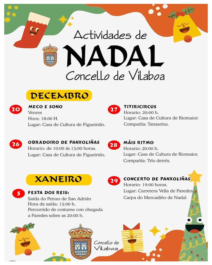 Actividades de Nadal - Cabalgata de Reis en Vilaboa