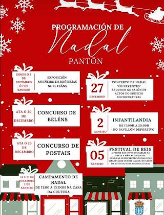 Fechas, información, programa, cartel, imágenes, mapa y ubicación de Actividades de Nadal - Festival de Reis  en  Pantón