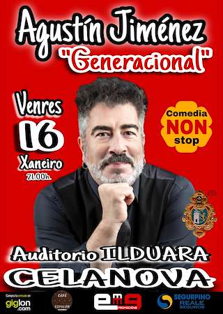 Fechas, información, programa, cartel, imágenes, mapa y ubicación de Agustín Jiménez - Generacional (2026)  en  Celanova