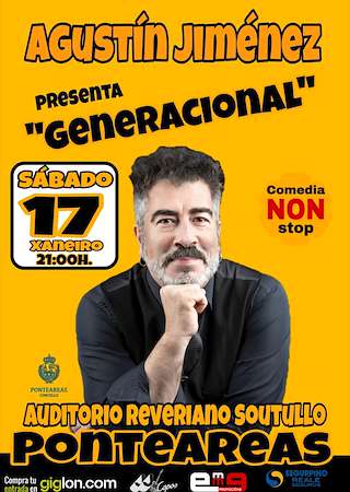Fechas, información, programa, cartel, imágenes, mapa y ubicación de Agustín Jiménez - Generacional (2026)  en  Ponteareas