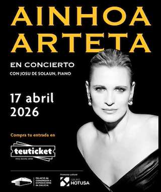 Fechas, información, programa, cartel, imágenes, mapa y ubicación de Ainhoa Arteta (2026) en Santiago de Compostela