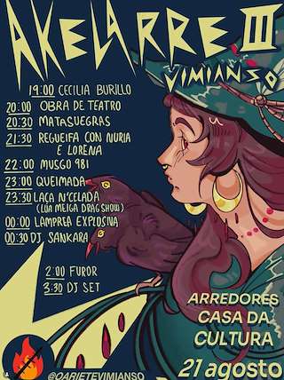 Fechas, información, programa, cartel, imágenes, mapa y ubicación de Akelarre III (2026)  en  Vimianzo