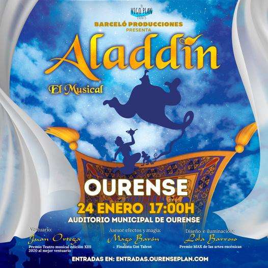 Aladdin el Musical (2026) en Ourense