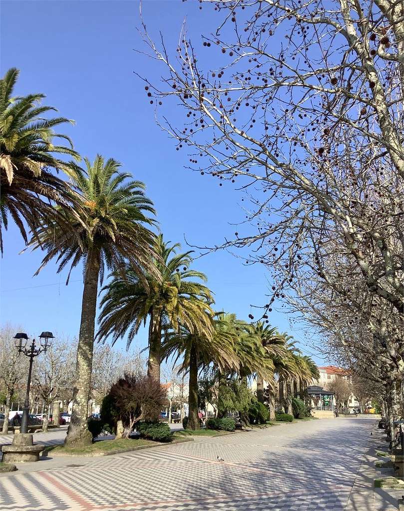 Alameda y Jardines Felipe de Castro en Noia