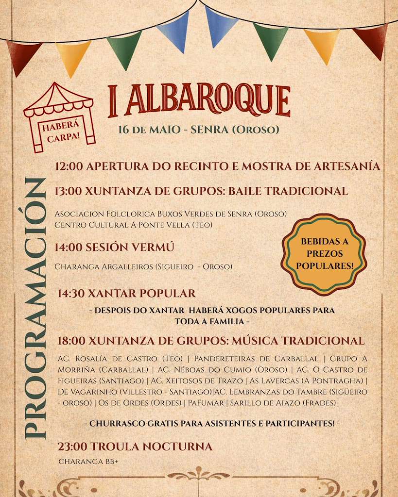 I Albaroque de Senra en Oroso