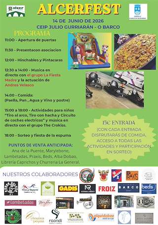 Fechas, información, programa, cartel, imágenes, mapa y ubicación de Alcerfest  (2026)  en  O Barco de Valdeorras