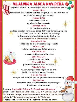 Aldea Navideña de Vilalonga en Sanxenxo
