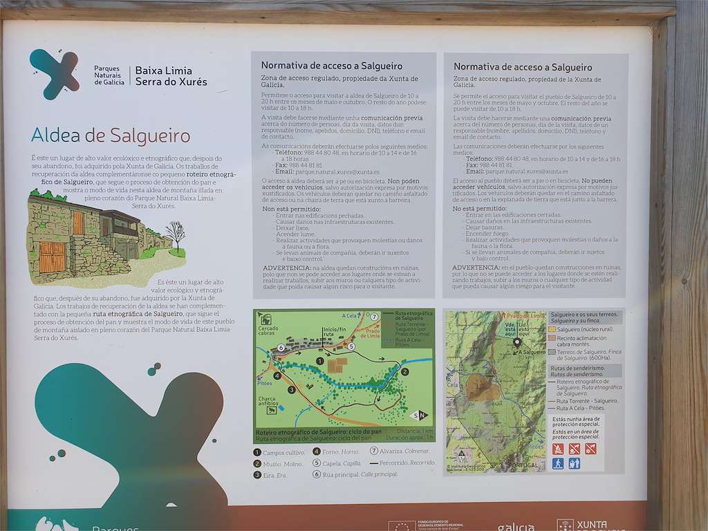 Aldea Abandonada de Salgueiro en Muíños